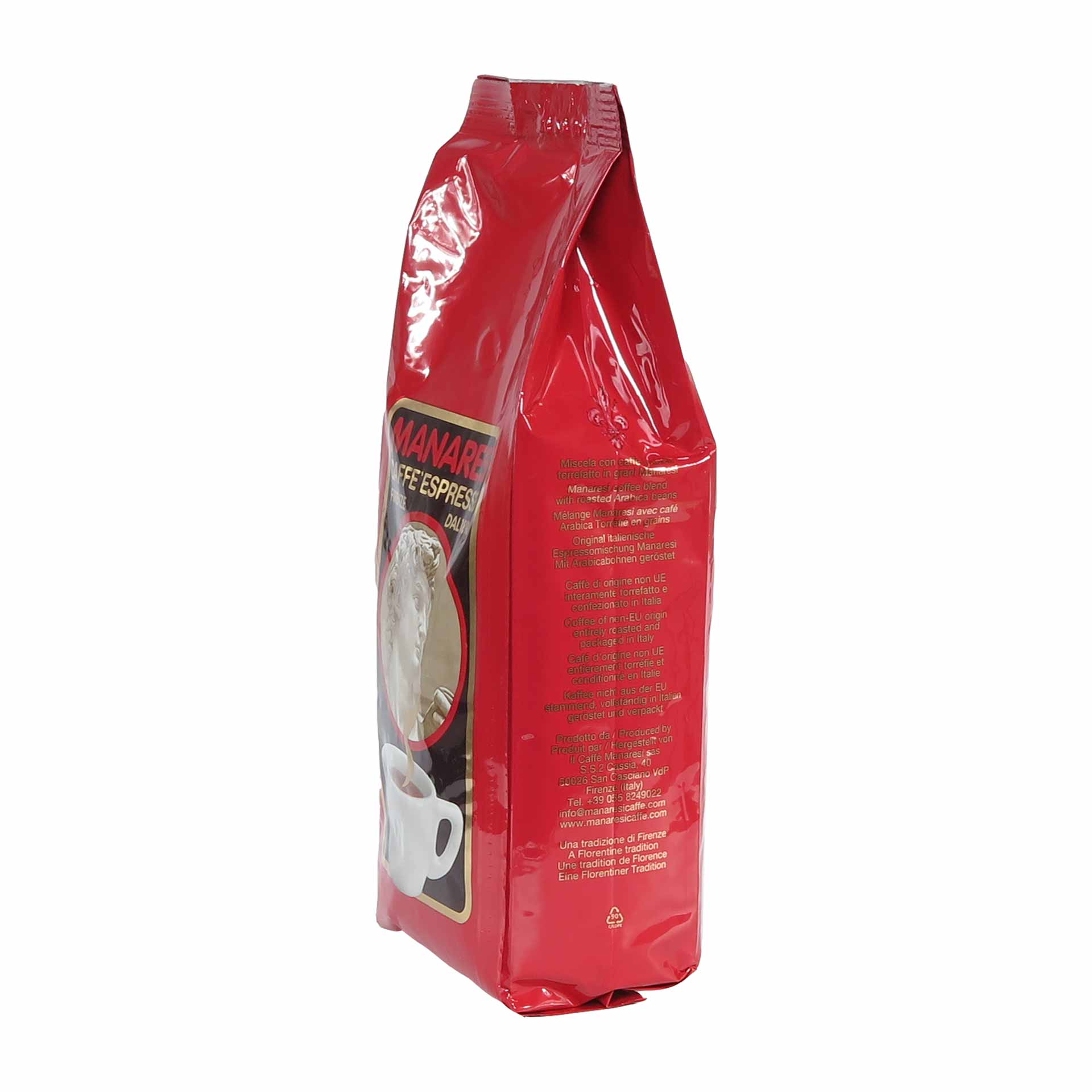 Manaresi Espresso Rosso 1000g Bohnen