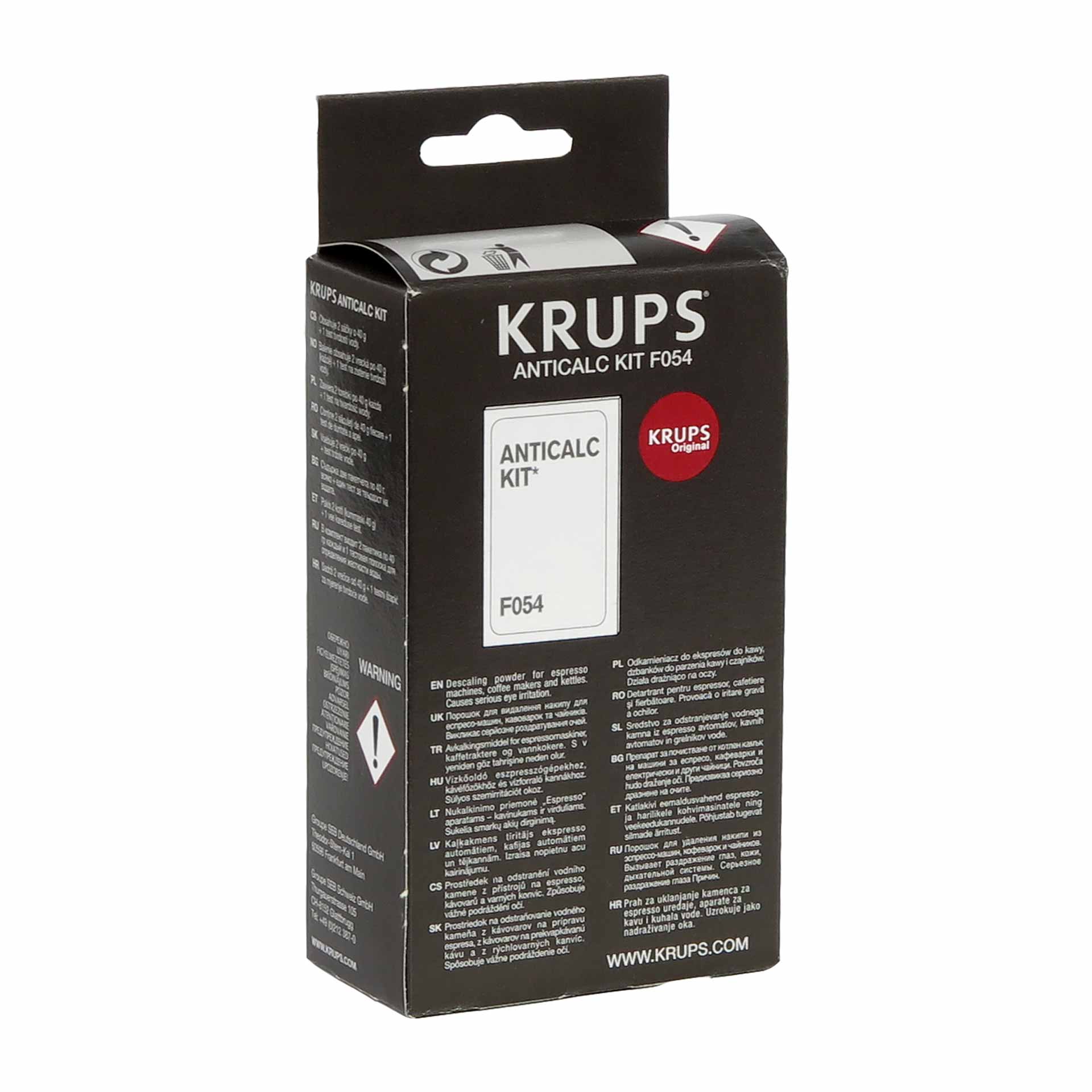 Krups Entkalkerpulver + Teststäbchen F05400B