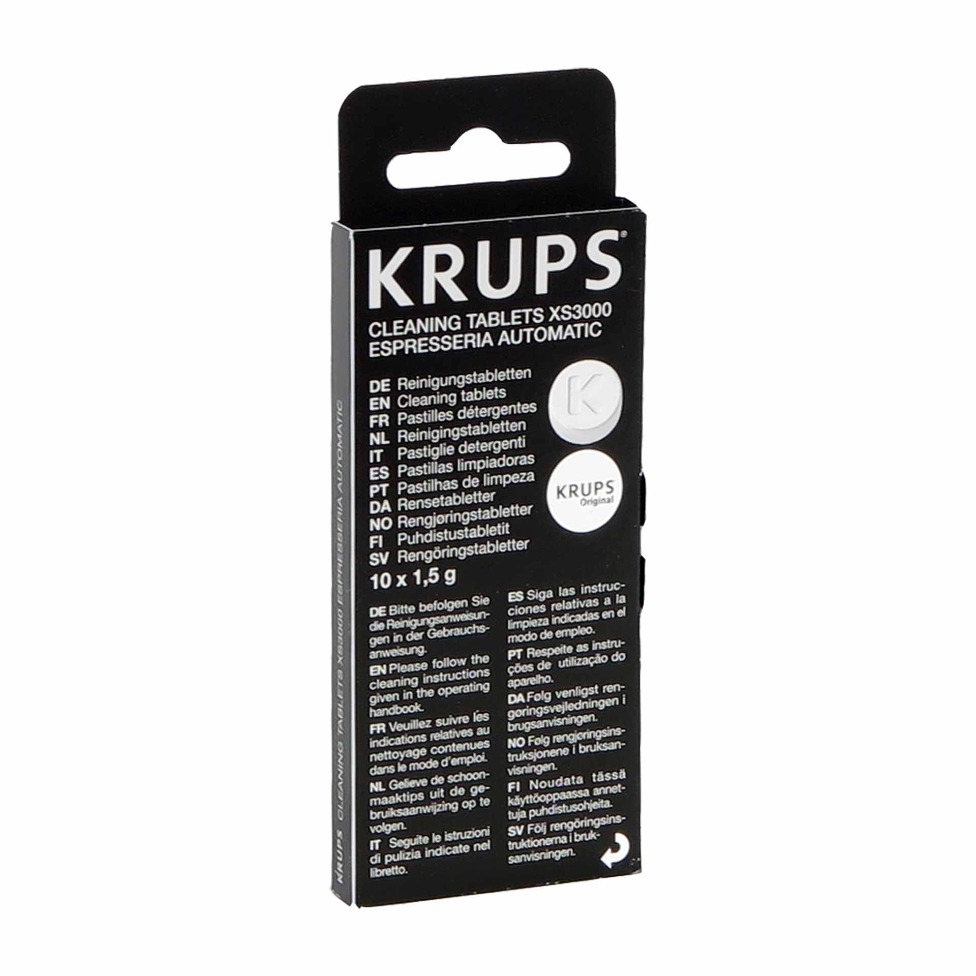 Krups Reinigungstabletten XS 3000, 10 Stück