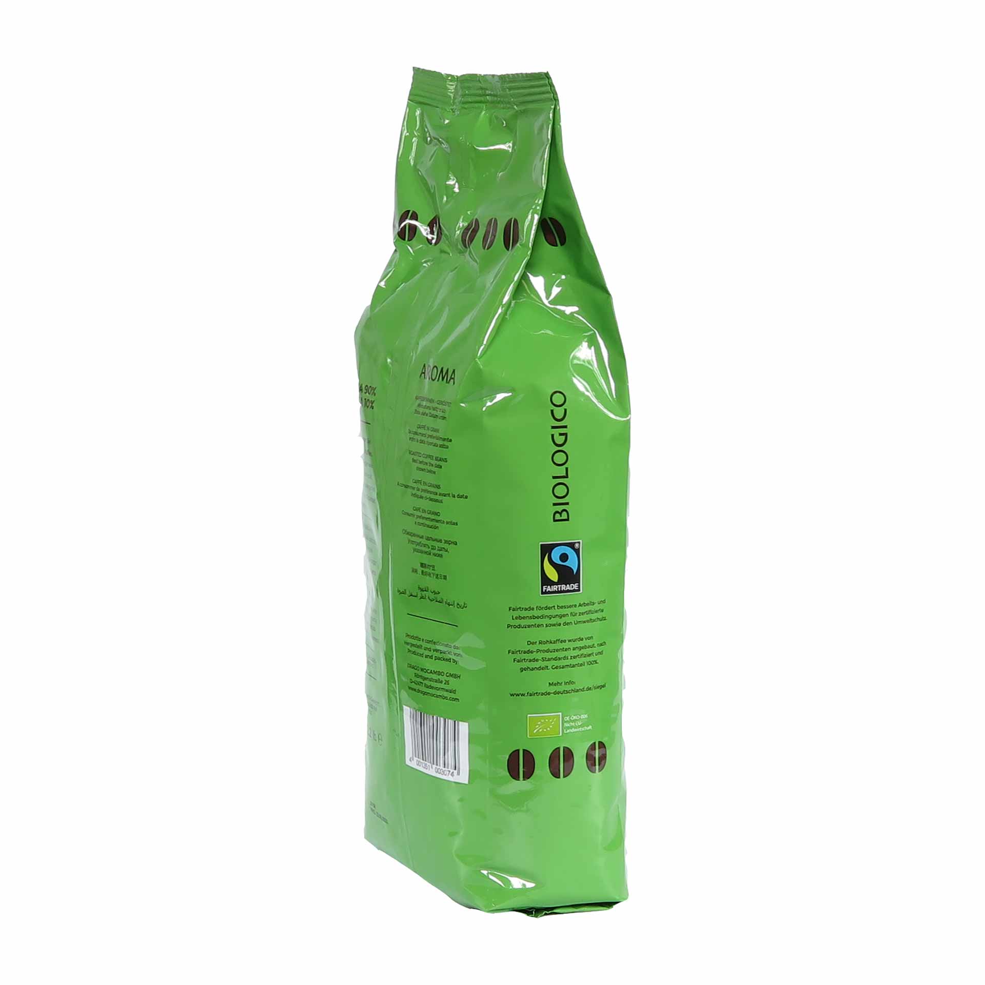 Mocambo Espresso BIOLOGICO AROMA 1000g Bohnen