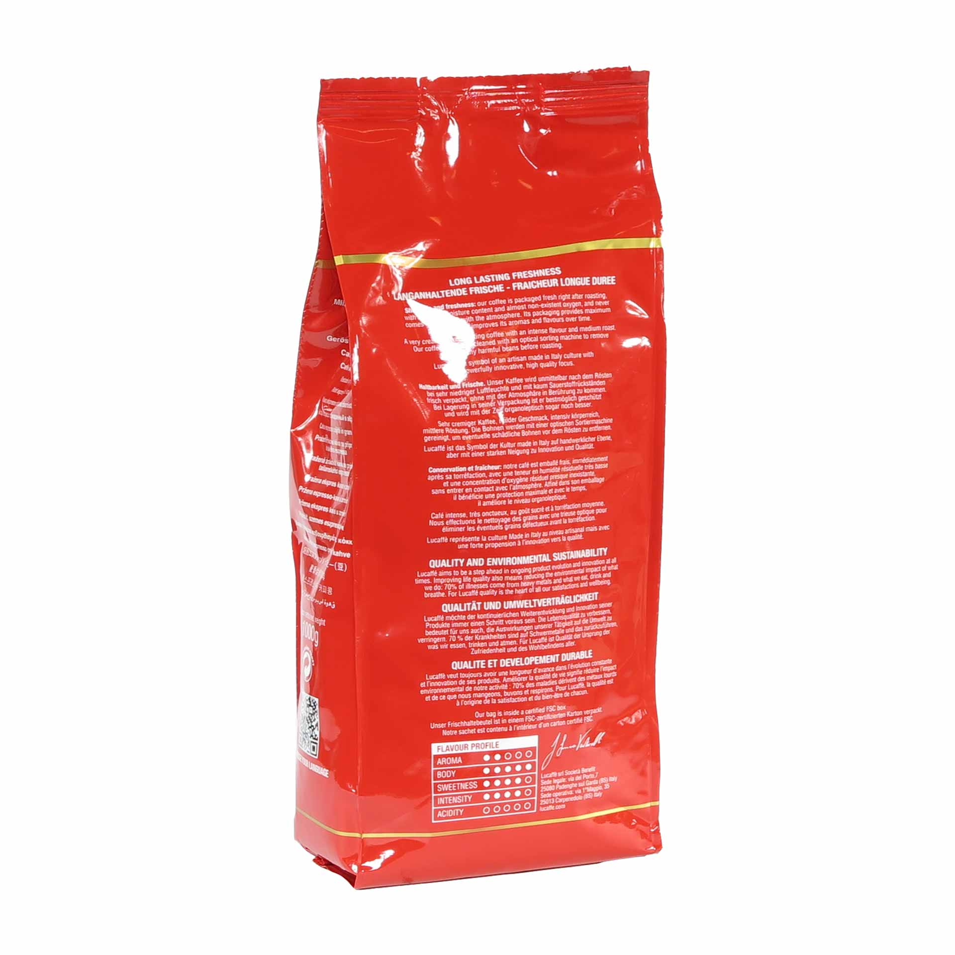 Lucaffe Kaffee Mamma Lucia 1000g Bohnen