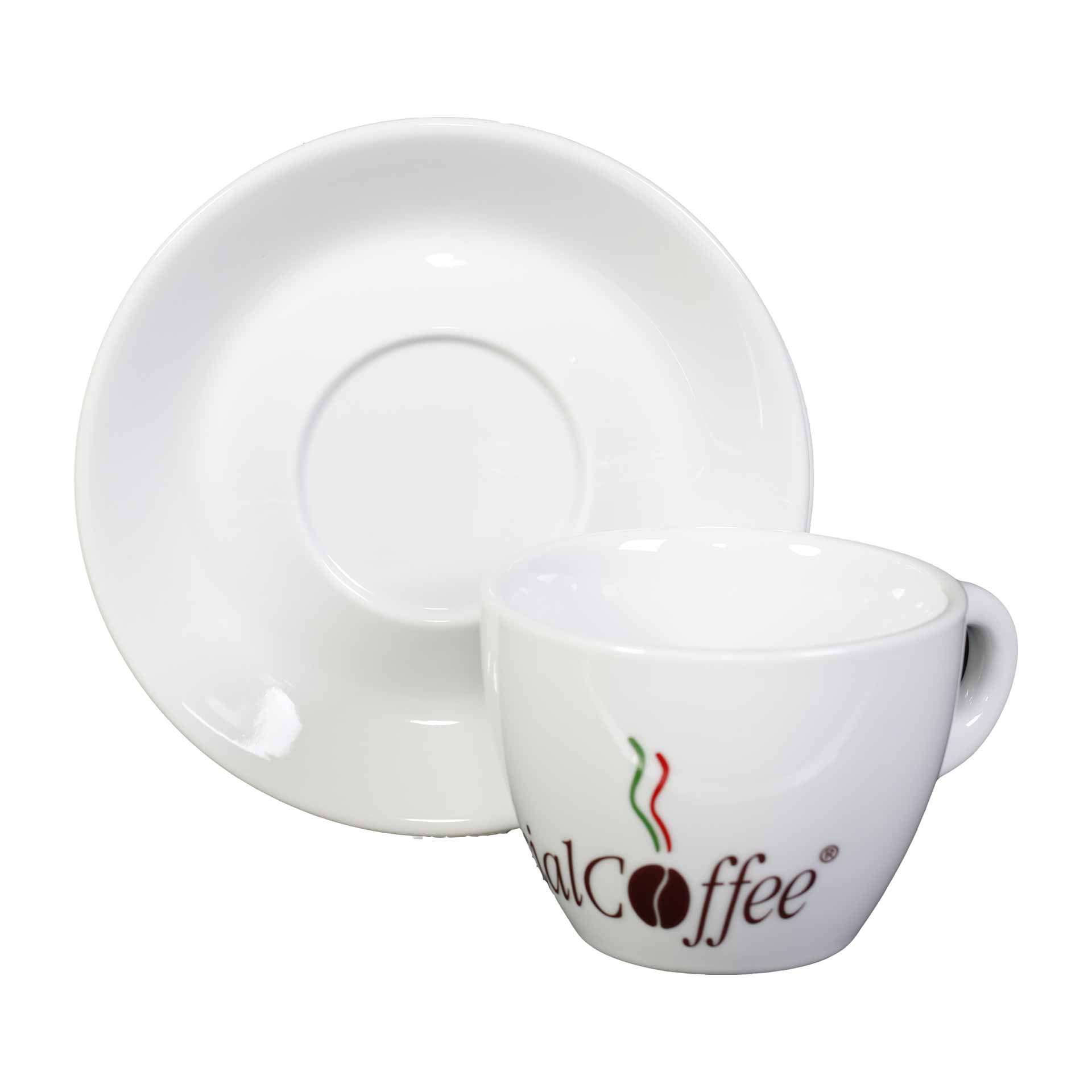Special Coffee Milchkaffeetasse Caffe Latte mit Untertasse