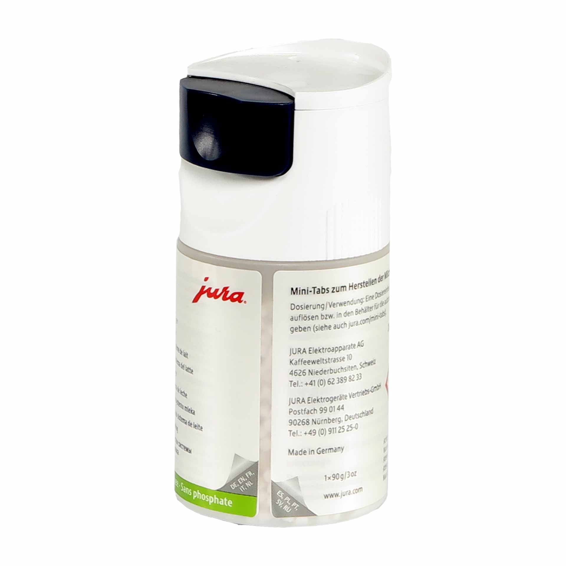 Jura Milchsystem-Reiniger Mini-Tabs 90g mit DOSIERER
