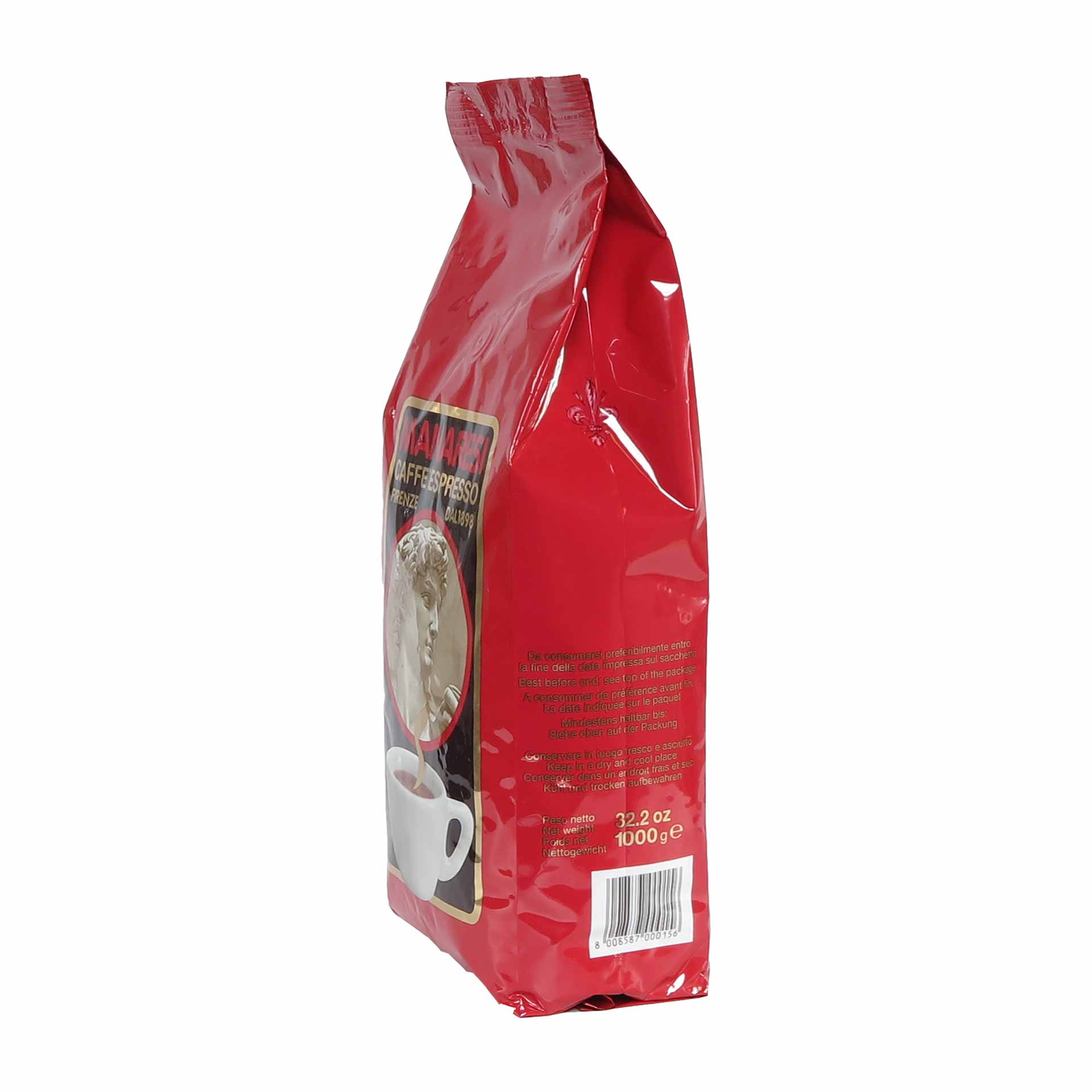 Manaresi Espresso Rosso 1000g Bohnen