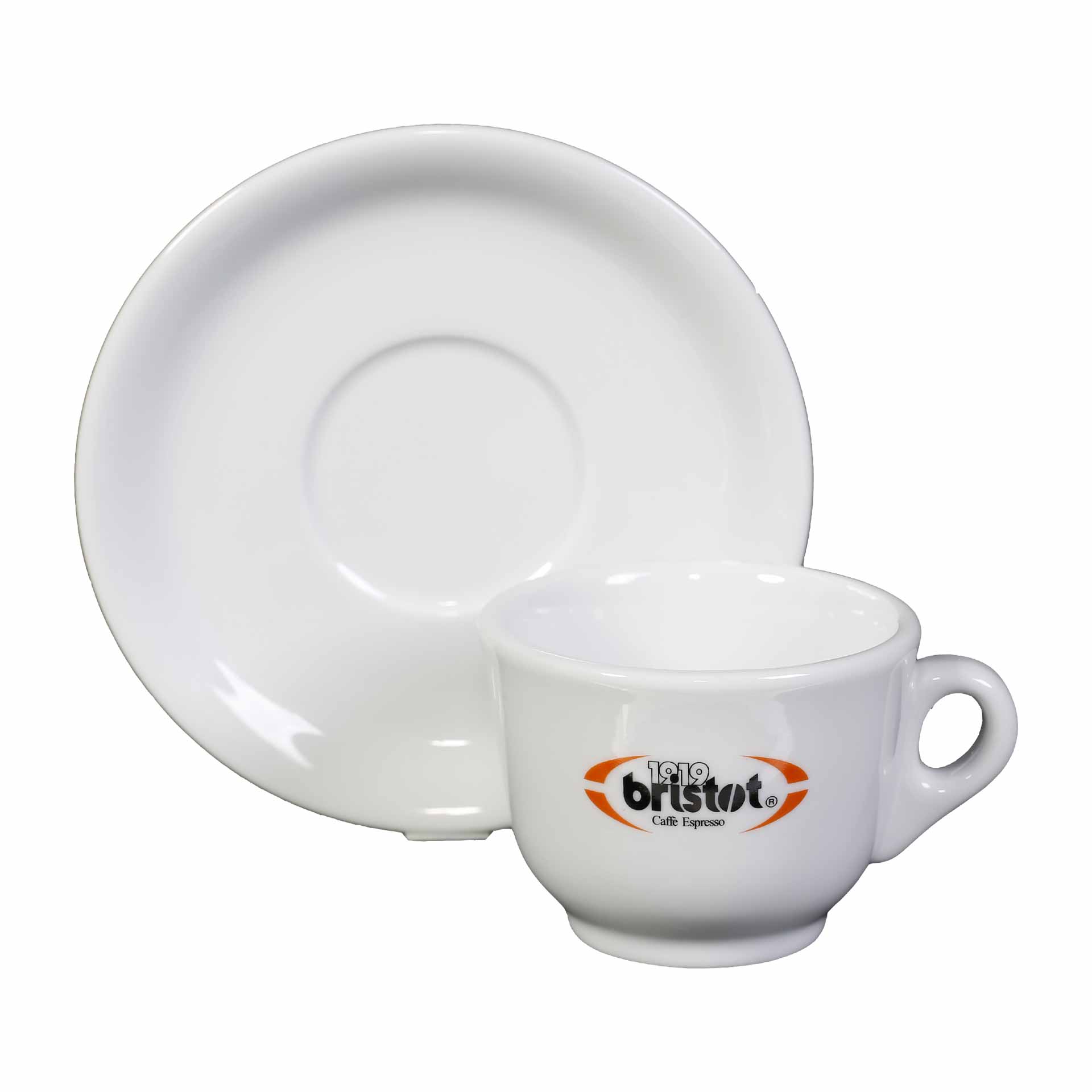 Bristot Cappuccinotasse Kaffeetasse mit Untertasse