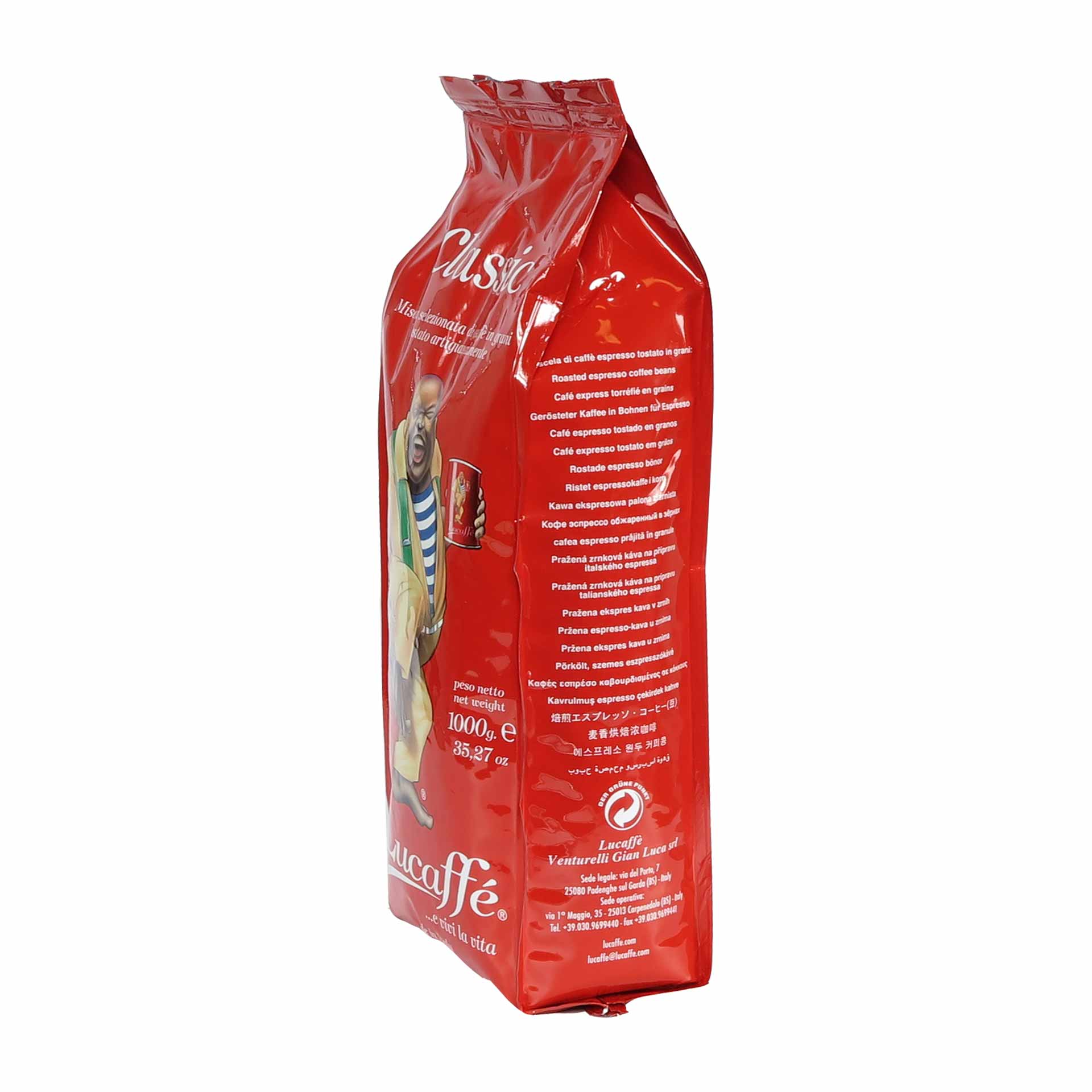 Lucaffe Kaffee Classico 1000g Bohnen