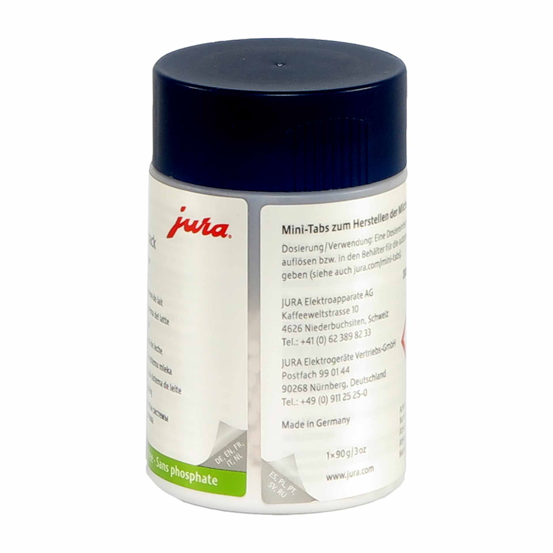 Jura Milchsystem-Reiniger Mini-Tabs 90g NACHFÜLLDOSE