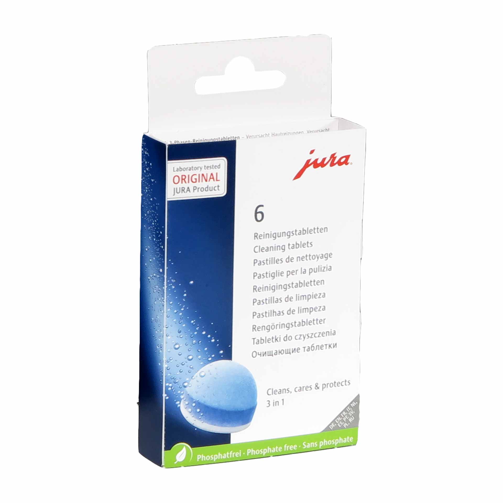 B-Ware Jura Reinigungstabletten 3-Phasen, 6 Stück