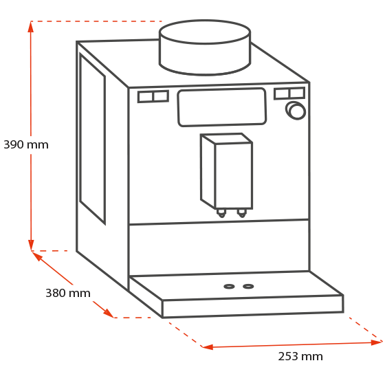 Melitta Passione OT F531-101 Kaffeevollautomat – Edelstahl inkl. Starter - Paket