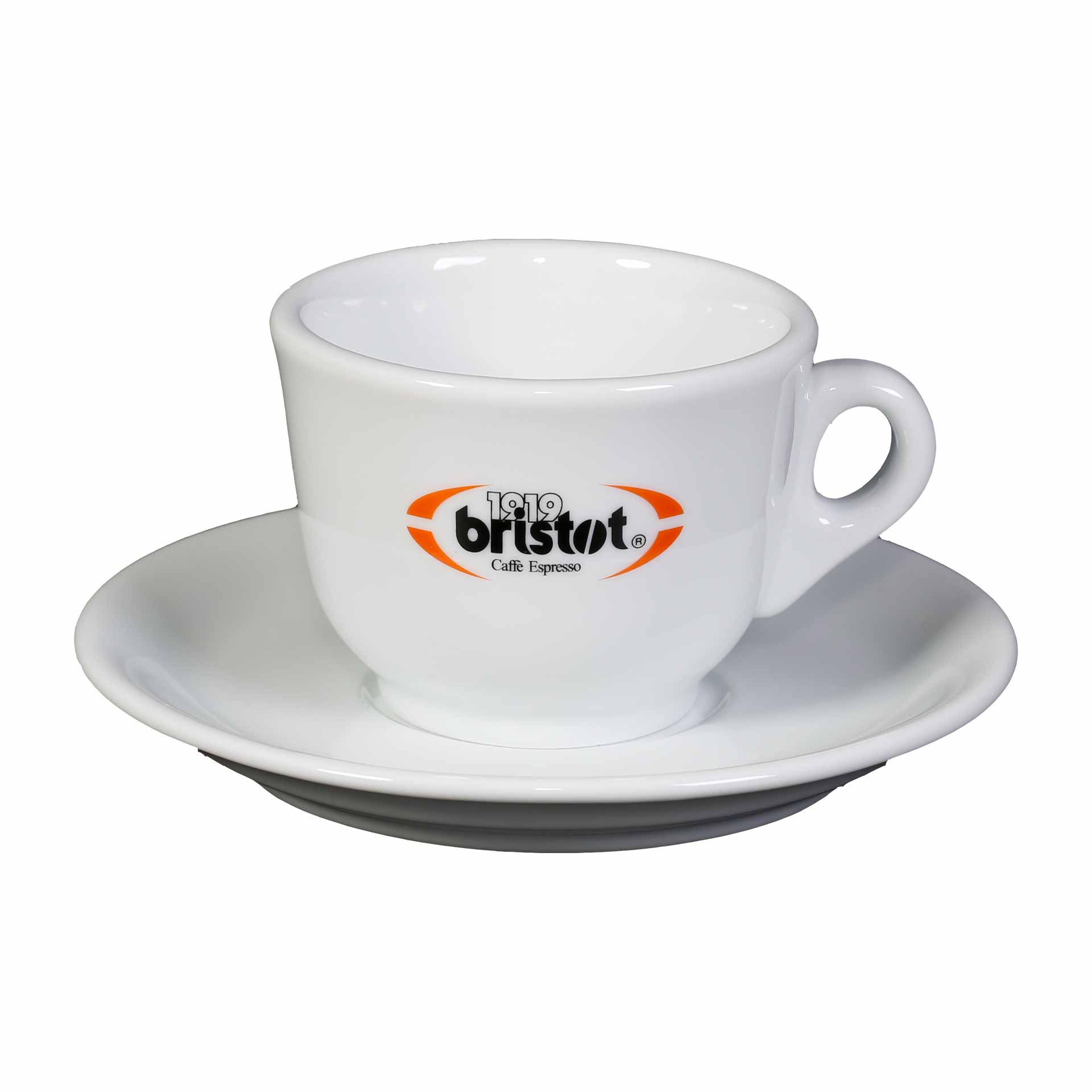 Bristot Cappuccinotasse Kaffeetasse mit Untertasse