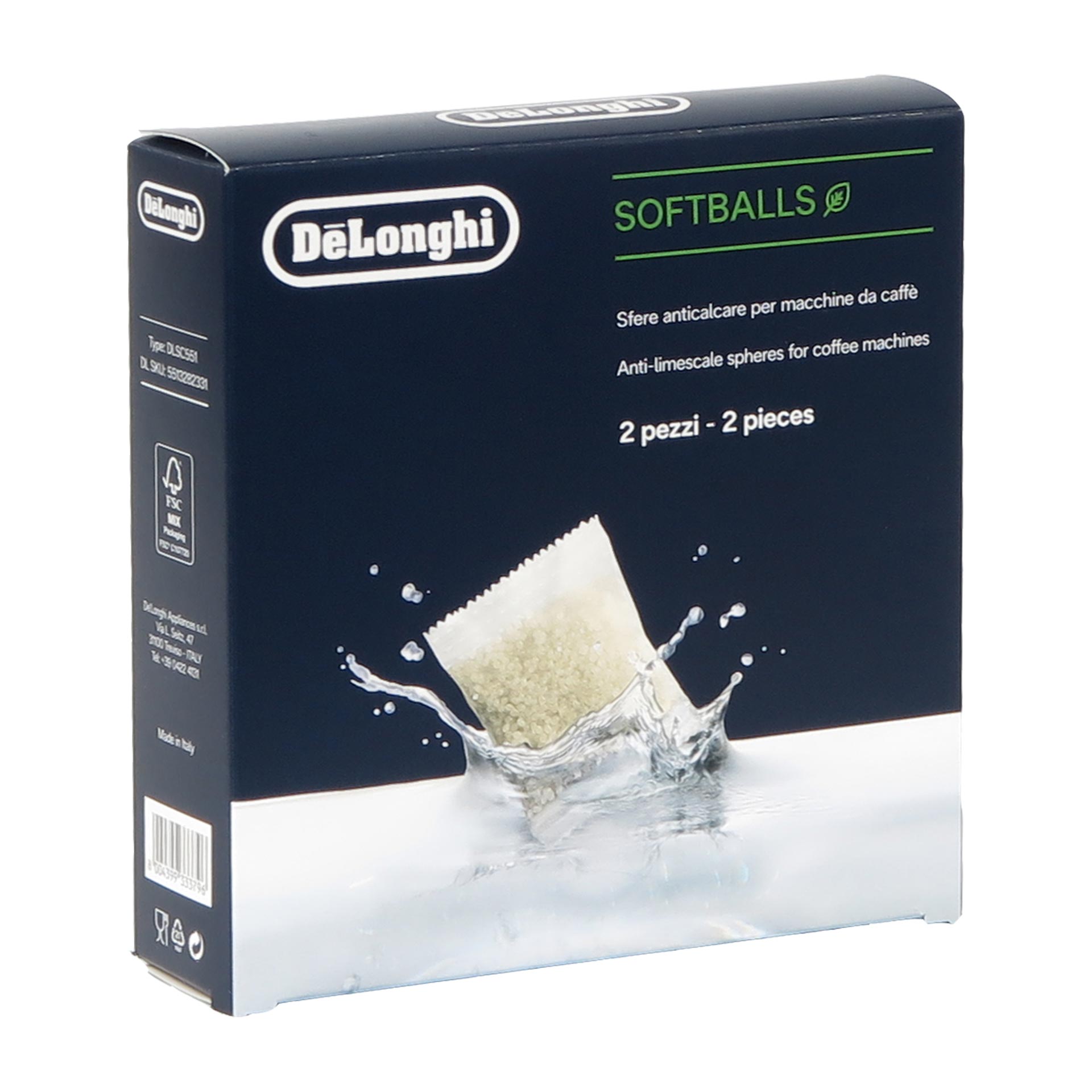 DeLonghi SoftBalls DLSC551 Anti-Kalk-Kugeln