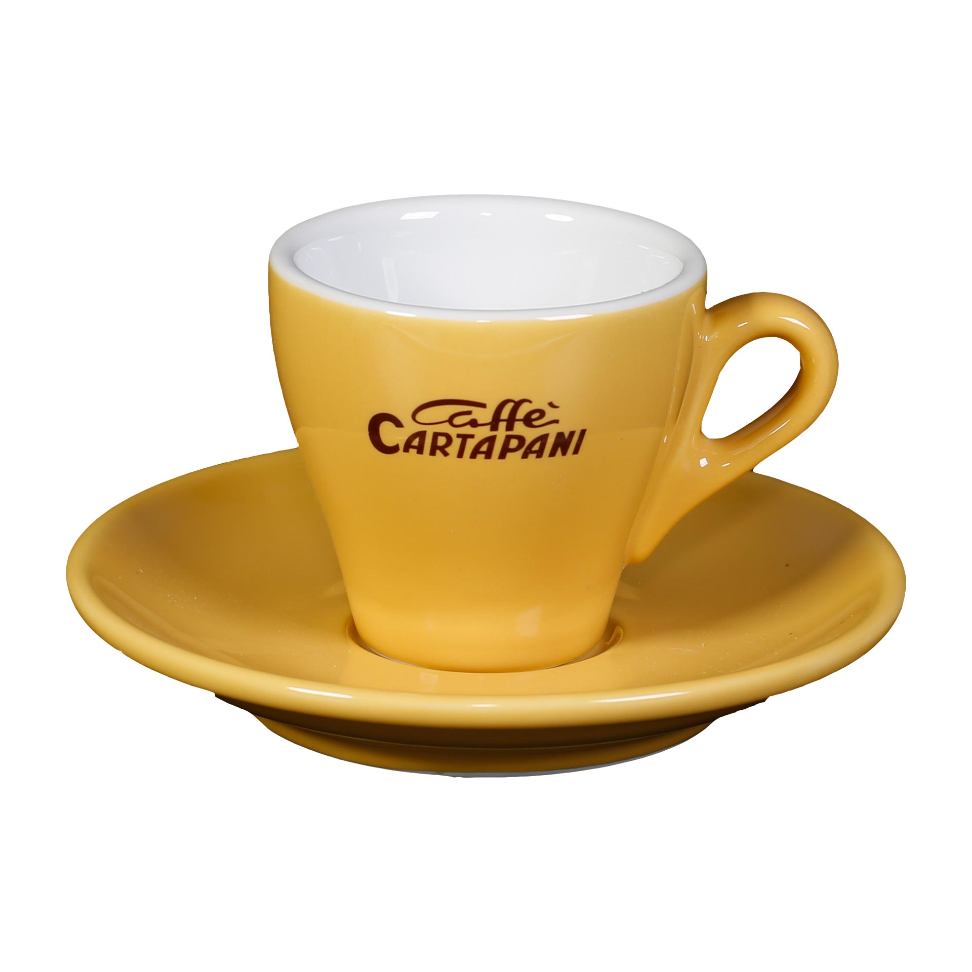 Caffè Cartapani Espressotasse, gelb Caffè Cartapani Espressotasse, gelb