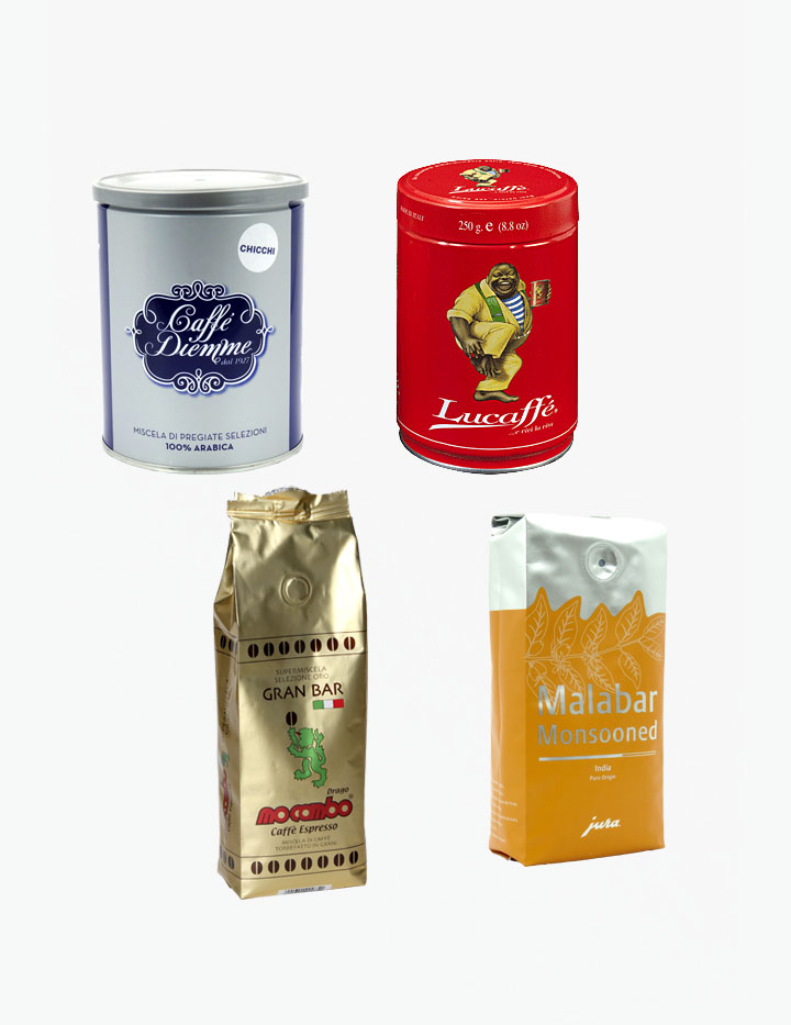 Espresso Kaffeeprobierset No. 3 Bohnen - mittelkräftig, 1000g
