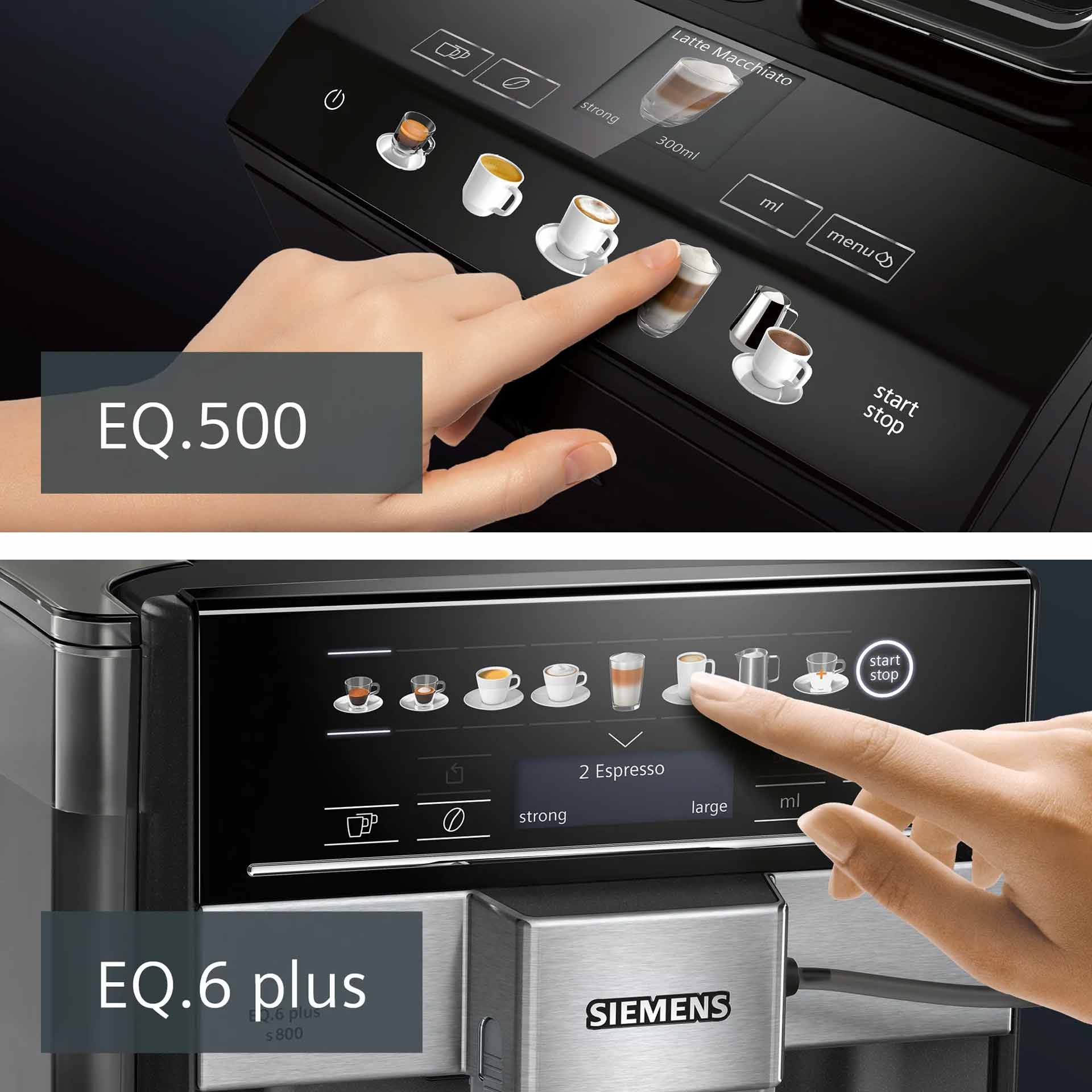 Vorführgerät Siemens TE657M03DE EQ.6 plus S700  Edelstahl inkl. Pflege- und Genusspaket