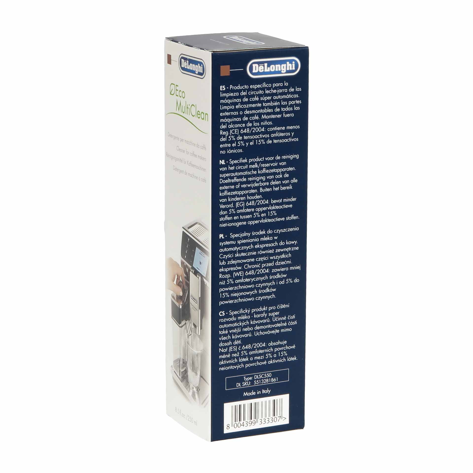 B-Ware DeLonghi Milk Clean DLSC550 Eco MultiClean, 250ml