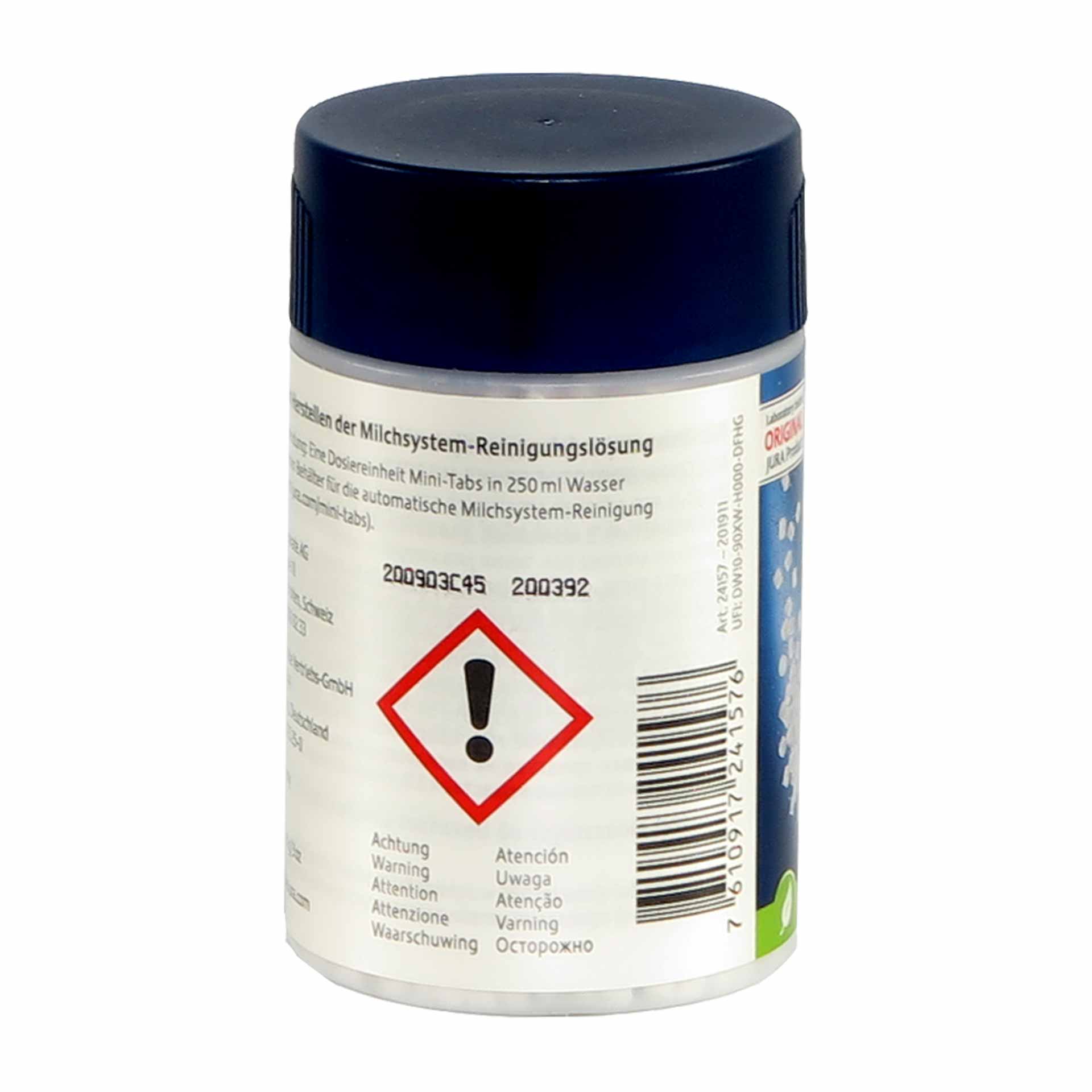 Jura Milchsystem-Reiniger Mini-Tabs 90g NACHFÜLLDOSE