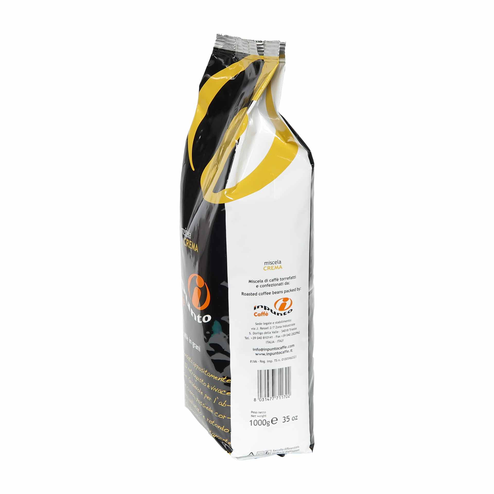 inpunto Caffee Miscela Crema1000g, Bohnen