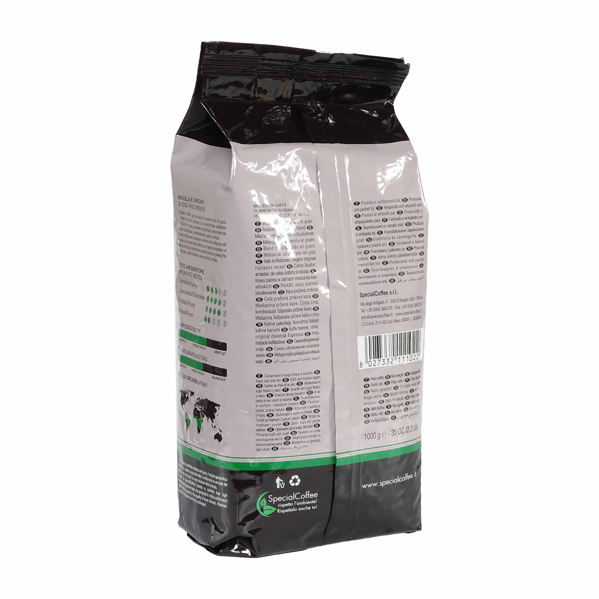 Special Coffee Espresso Morning Arabica 1000g Bohnen