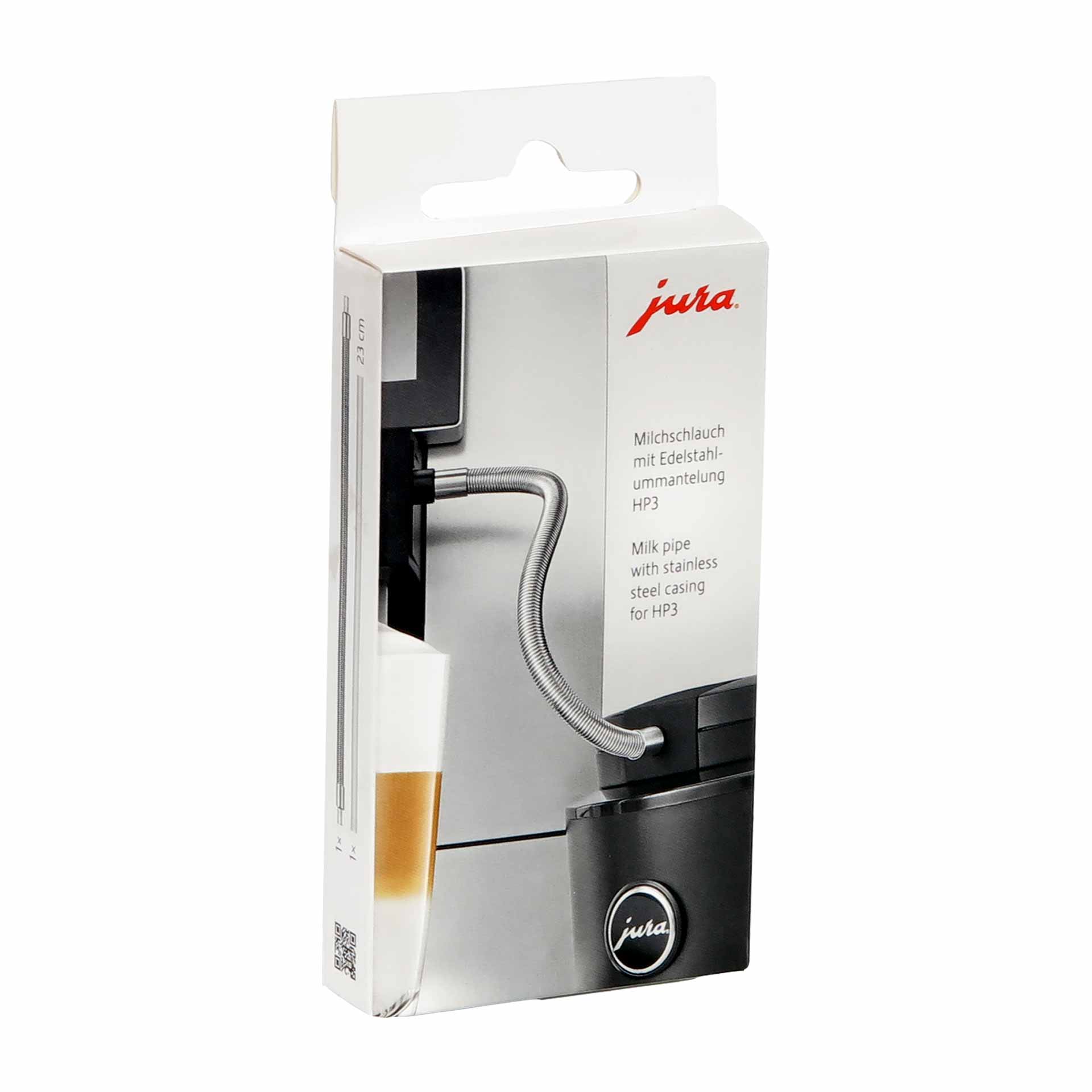 Jura Milchschlauch HP3 mit Edelstahlummantelung